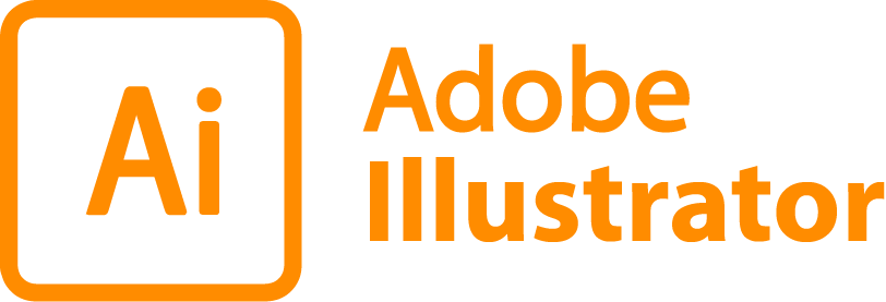 Adobe Illustrator Logo of Adobe Illustrator, a vector graphics editor essential for web design. It features an orange square with rounded corners enclosing the initials "Ai" in white, followed by the text "Adobe Illustrator" in orange on a transparent background.