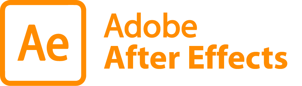 Adobe After Effects 1 The Adobe After Effects logo. It features a rounded square icon on the left with the letters "Ae" inside, and to the right is the text "Adobe After Effects." Both the icon and text are in orange on a transparent background, making it ideal for web design projects.